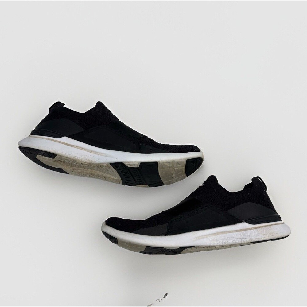 APL Sneakers Womens Size 8 TechLoom Bliss Black Slide On No Laces